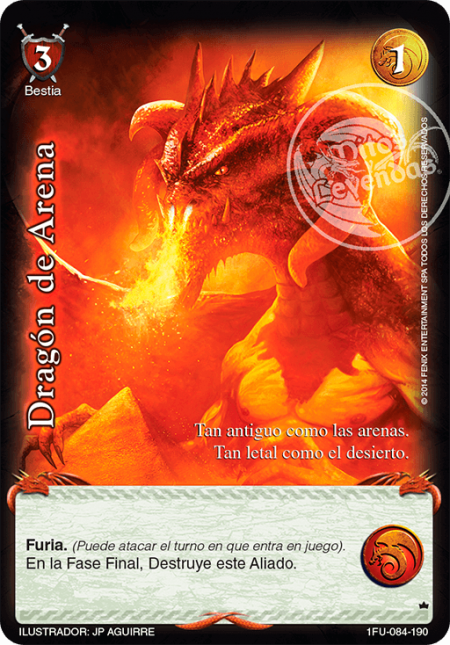 (1FU-084-190) Dragón de Arena – Cortesano - Devastation Store | Devastation Store