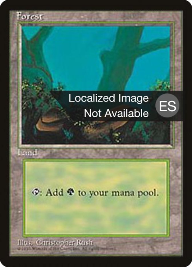 Forest (A) [Fourth Edition (Foreign Black Border)] | Devastation Store