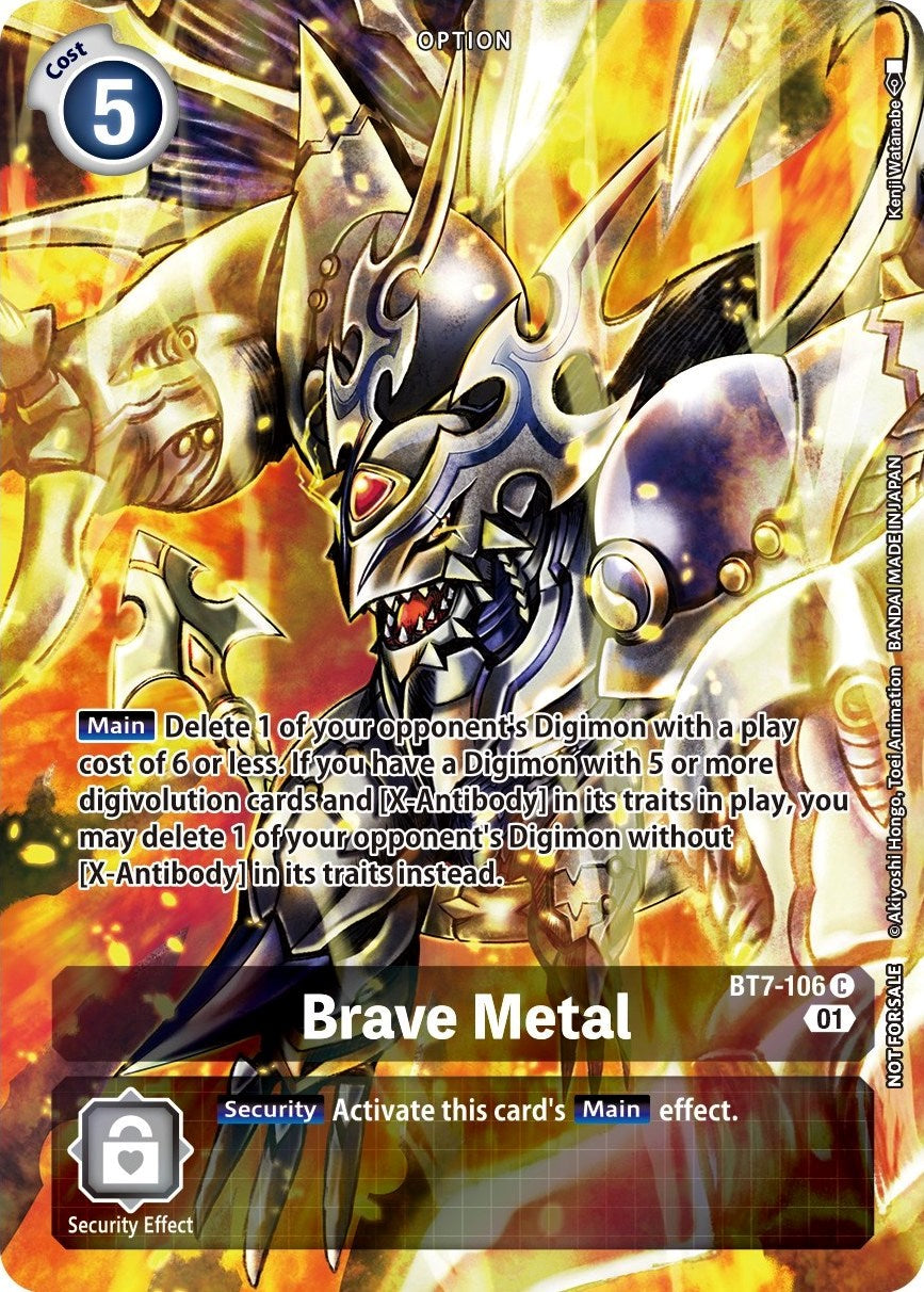 Brave Metal [BT7-106] (Premium Deck Set) [Next Adventure Promos] | Devastation Store