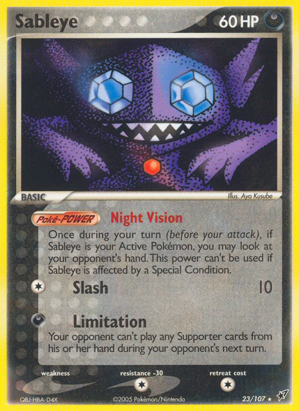 Sableye (23/107) [EX: Deoxys] | Devastation Store