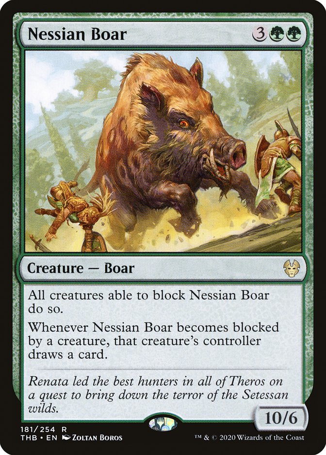 Nessian Boar [Theros Beyond Death] | Devastation Store