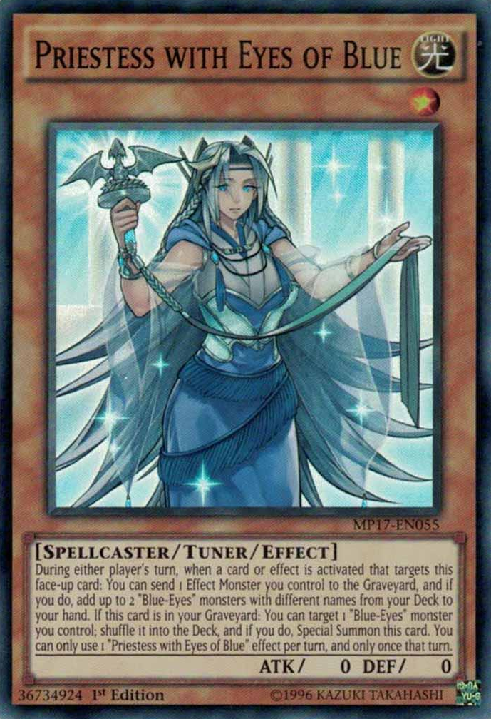 Priestess with Eyes of Blue [MP17-EN055] Super Rare | Devastation Store