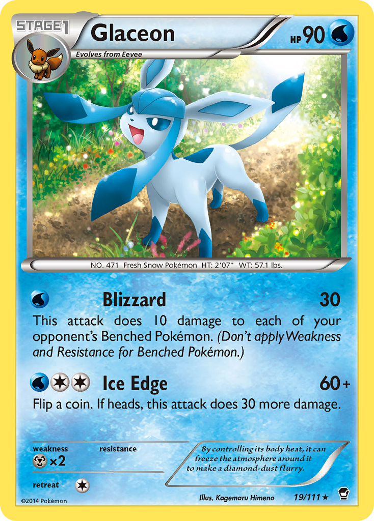 Glaceon (19/111) [XY: Furious Fists] | Devastation Store