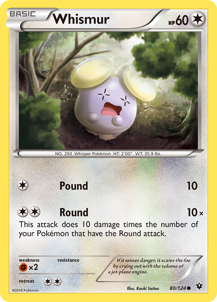 Whismur (80/124) [XY: Fates Collide] | Devastation Store