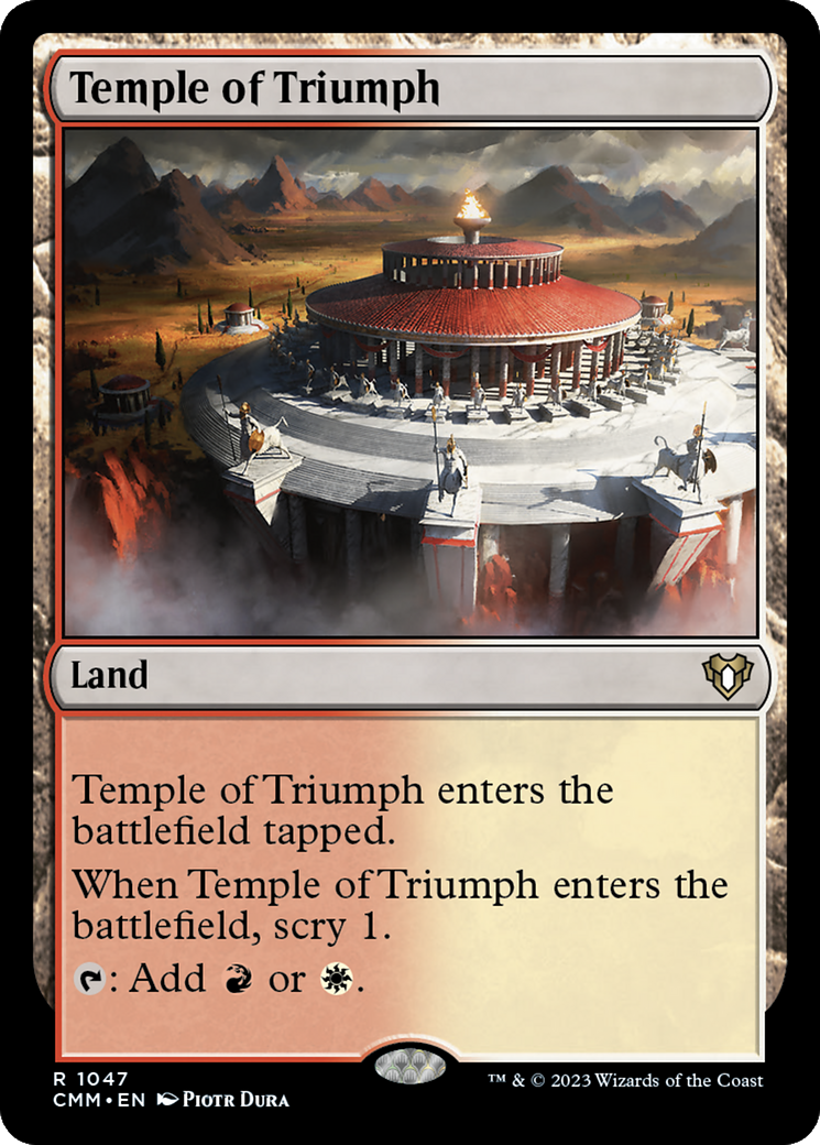 Temple of Triumph [Commander Masters] | Devastation Store