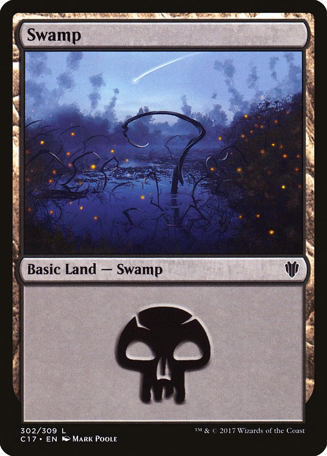 Swamp (302) [Commander 2017] | Devastation Store