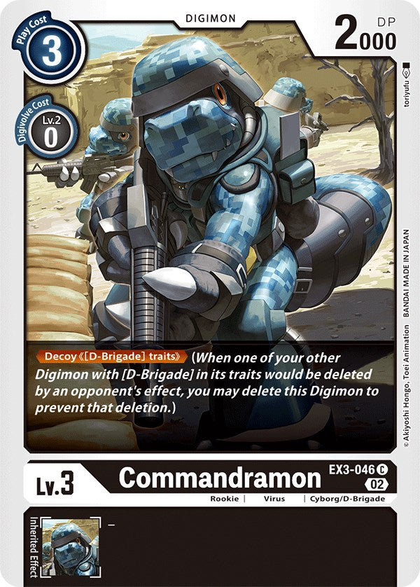 Commandramon [EX3-046] [Draconic Roar] | Devastation Store
