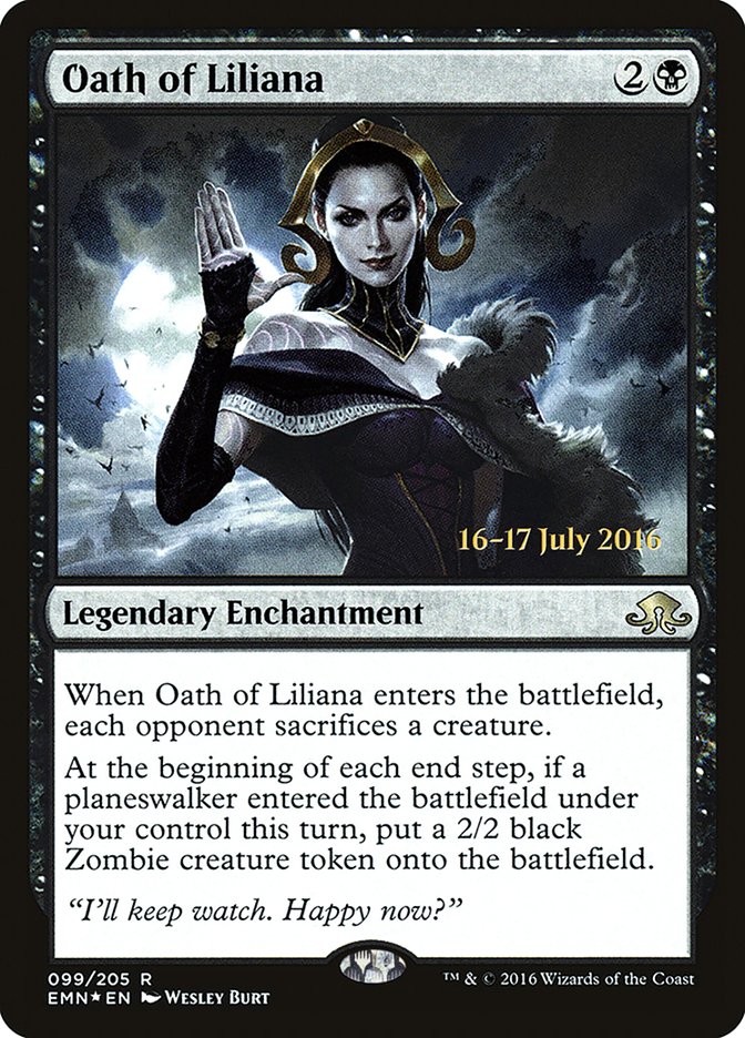 Oath of Liliana  [Eldritch Moon Prerelease Promos] | Devastation Store