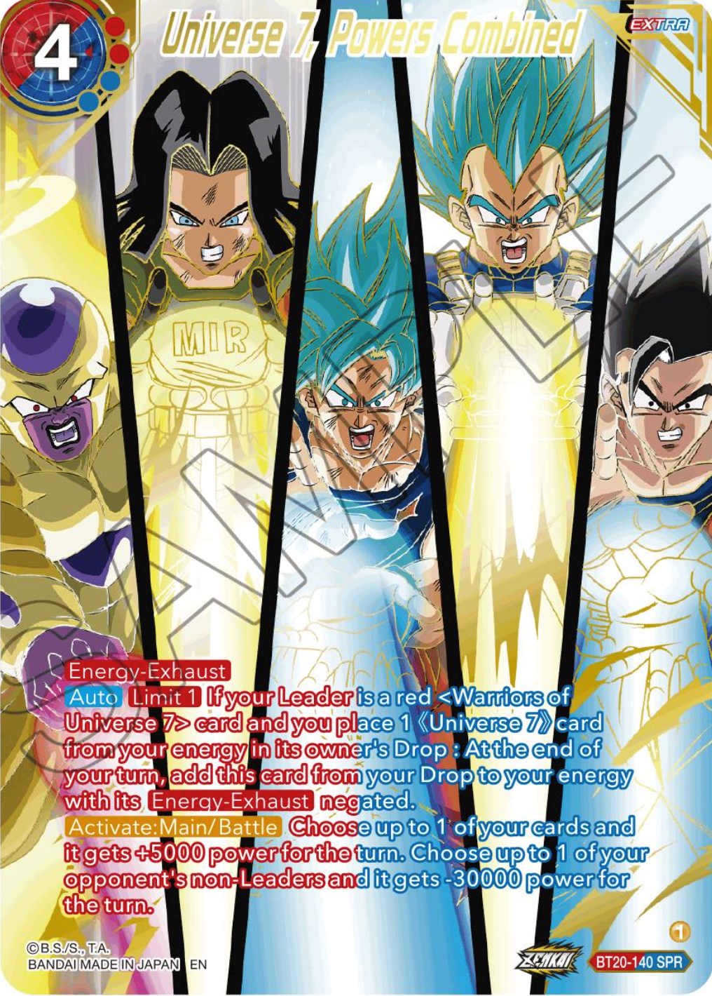 Universe 7, Powers Combined (SPR) (BT20-140) [Power Absorbed] | Devastation Store