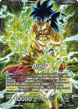 Broly // Broly, Legend's Dawning (Gold Stamped) [P-068] | Devastation Store