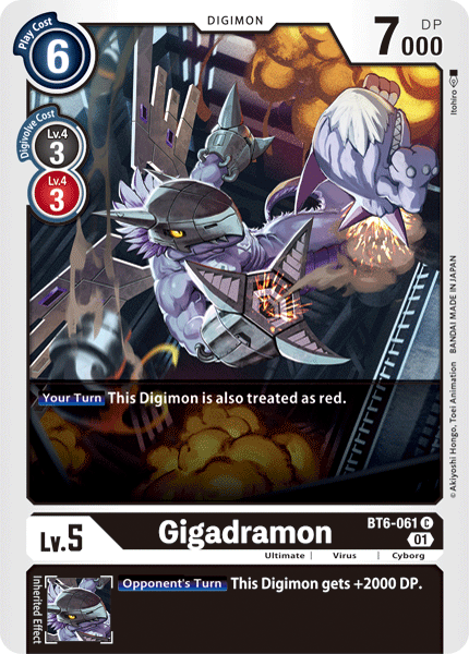 Gigadramon [BT6-061] [Double Diamond] | Devastation Store