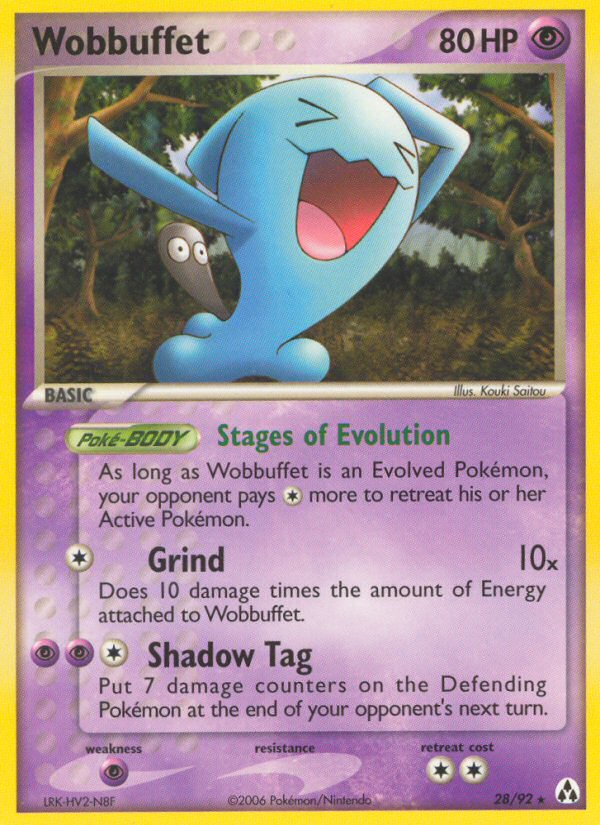 Wobbuffet (28/92) [EX: Legend Maker] | Devastation Store