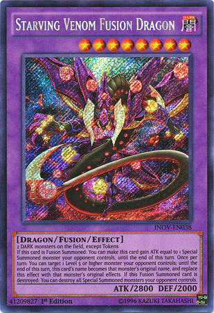 Starving Venom Fusion Dragon [INOV-EN038] Secret Rare | Devastation Store