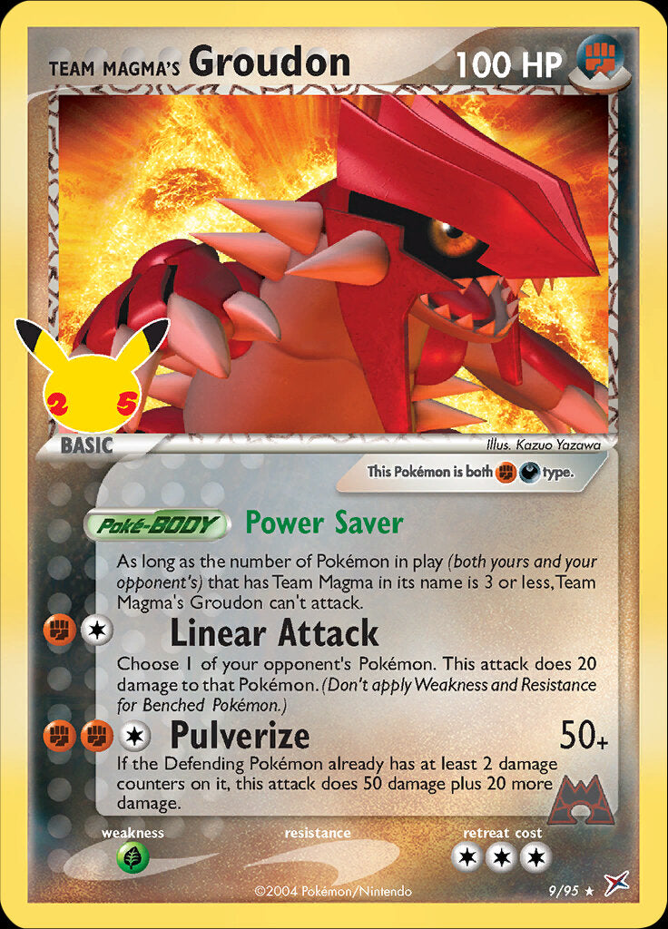 Team Magma's Groudon (9/95) [Celebrations: 25th Anniversary - Classic Collection] | Devastation Store