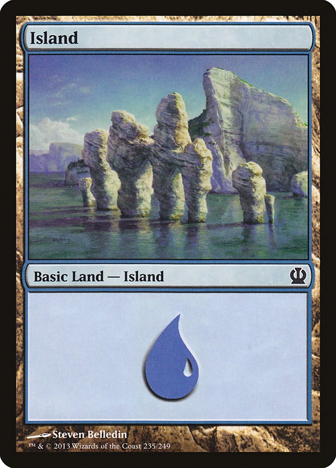 Island (235) [Theros] | Devastation Store