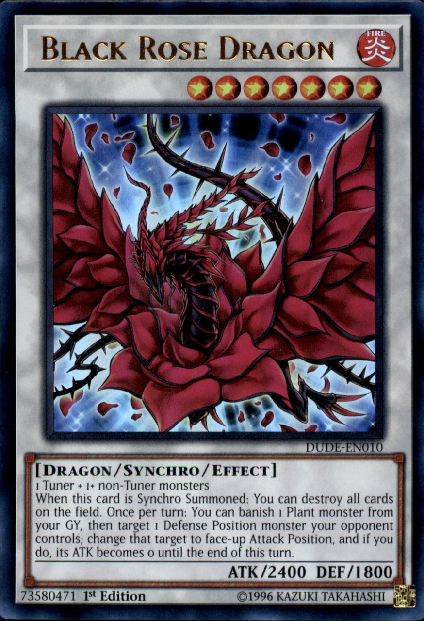 Black Rose Dragon [DUDE-EN010] Ultra Rare | Devastation Store