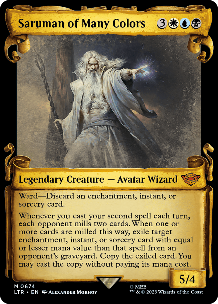 Saruman of Many Colors [The Lord of the Rings: Tales of Middle-Earth Showcase Scrolls] | Devastation Store