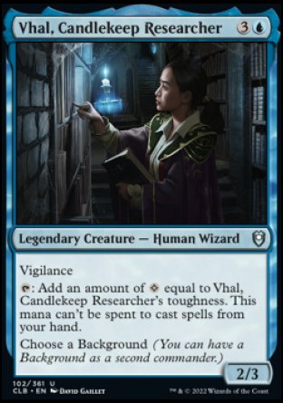 Vhal, Candlekeep Researcher [Commander Legends: Battle for Baldur's Gate] | Devastation Store
