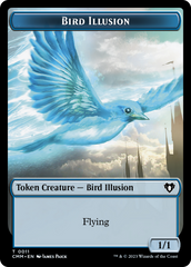Spirit (0039) // Bird Illusion Double-Sided Token [Commander Masters Tokens] | Devastation Store