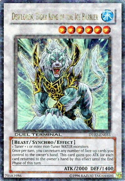 Dewloren, Tiger King of the Ice Barrier [DT02-EN033] Ultra Rare | Devastation Store