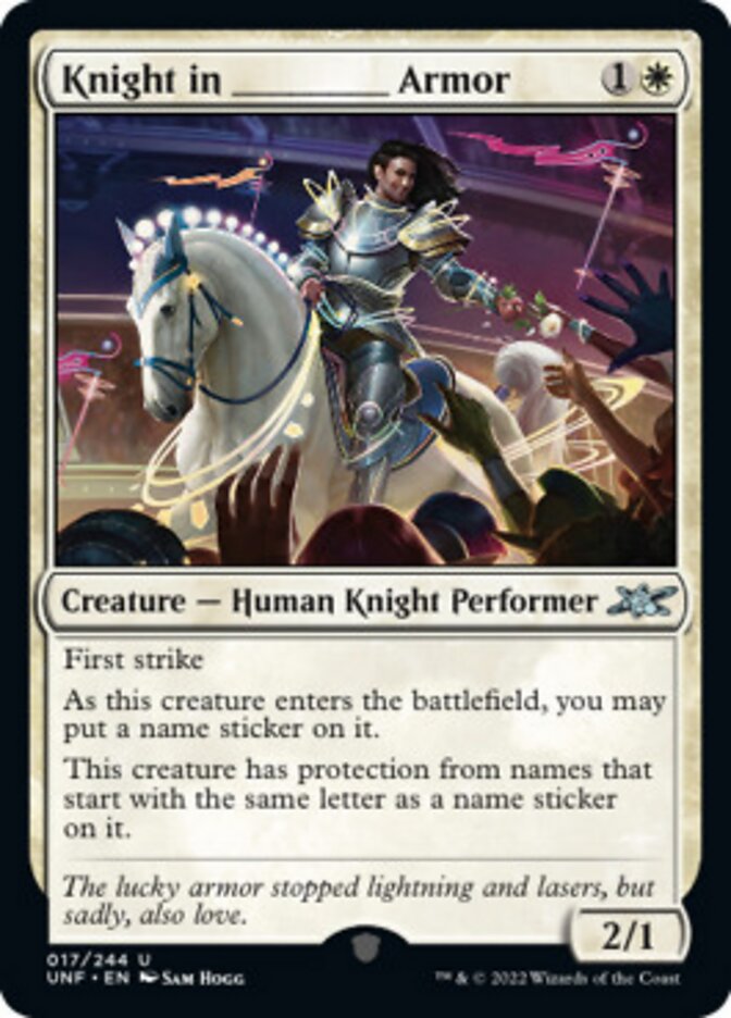 Knight in _____ Armor [Unfinity] | Devastation Store