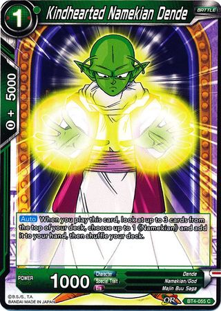 Kindhearted Namekian Dende [BT4-055] | Devastation Store