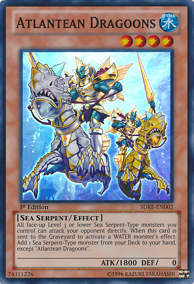 Atlantean Dragoons [SDRE-EN002] Super Rare | Devastation Store