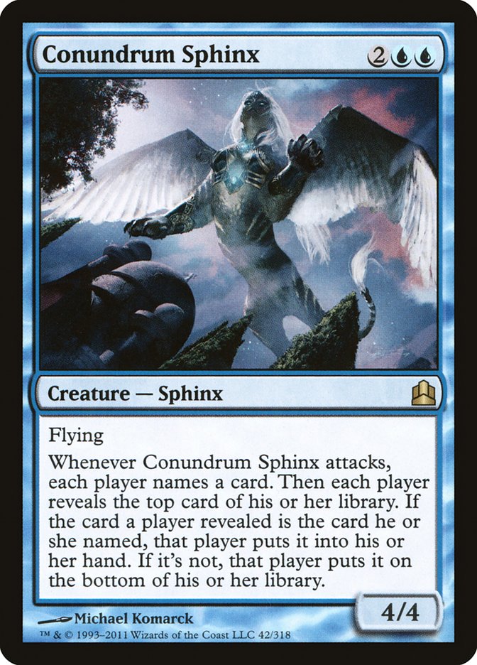 Conundrum Sphinx [Commander 2011] | Devastation Store