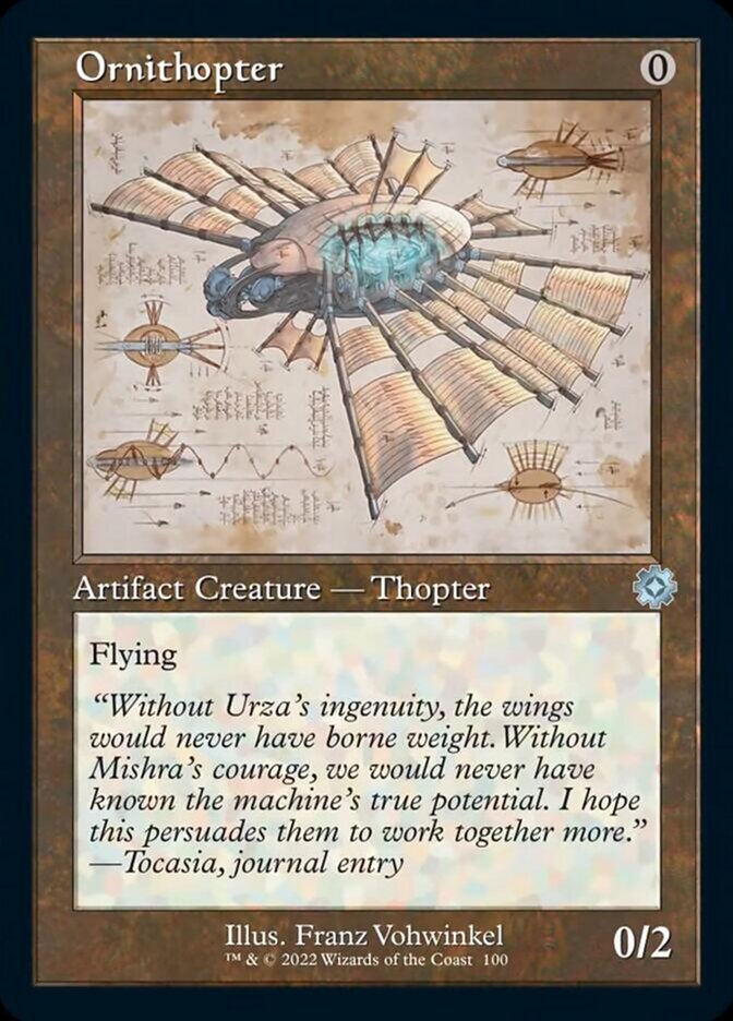 Ornithopter (Retro Schematic) [The Brothers' War Retro Artifacts] | Devastation Store