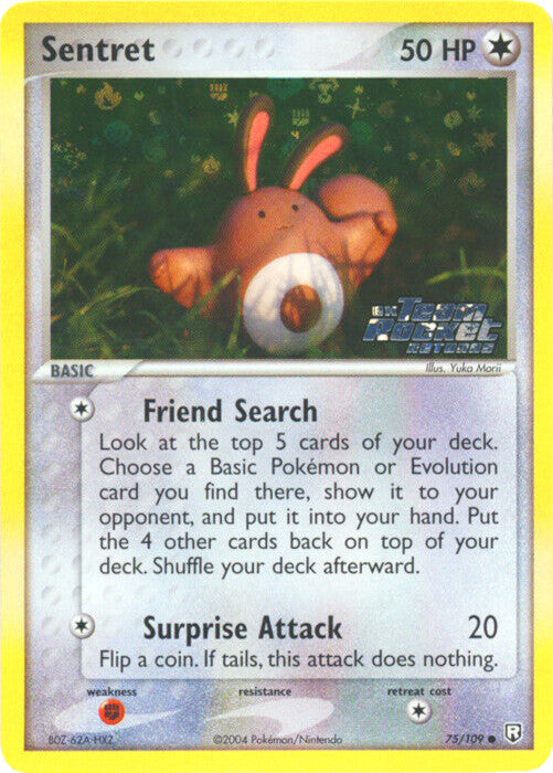 Sentret (75/109) (Stamped) [EX: Team Rocket Returns] | Devastation Store