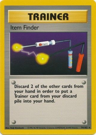 Item Finder (74/102) [Base Set Unlimited] | Devastation Store
