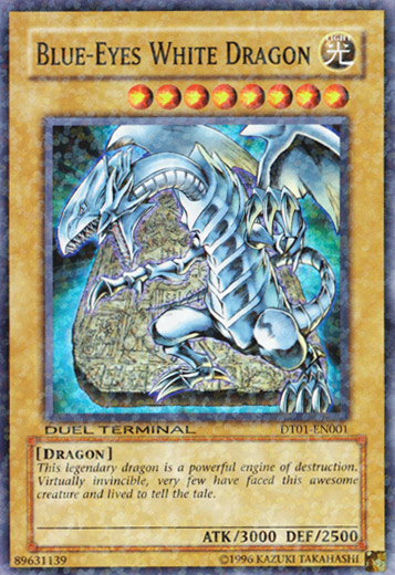 Blue-Eyes White Dragon [DT01-EN001] Super Rare | Devastation Store