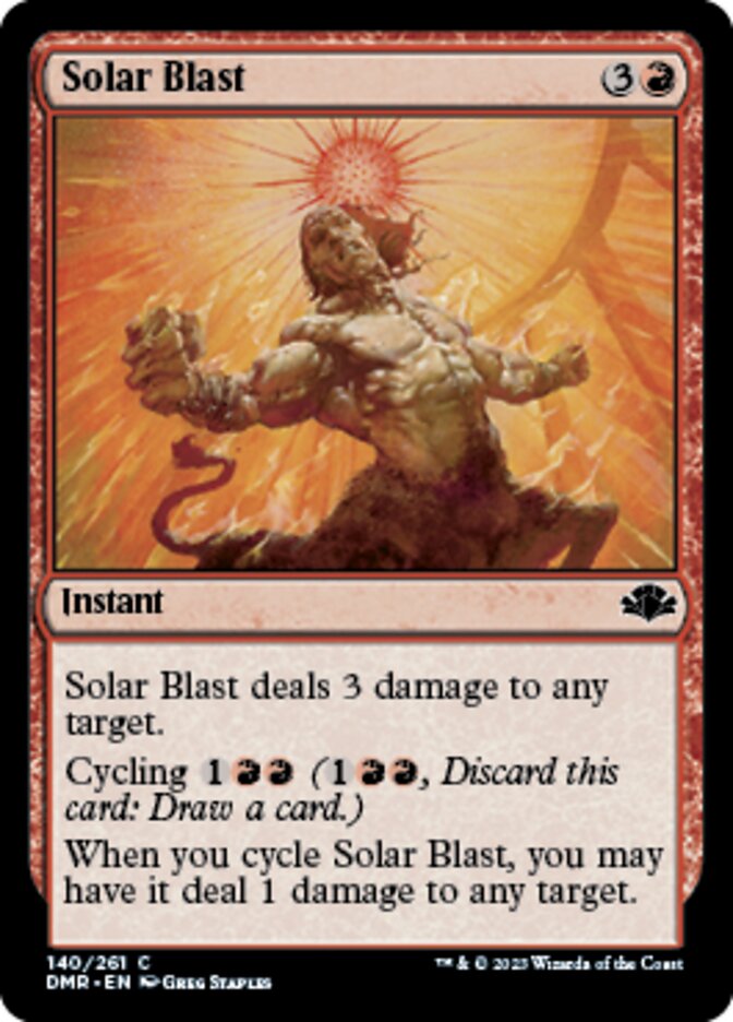 Solar Blast [Dominaria Remastered] | Devastation Store