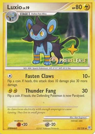 Luxio (52/130) (Prerelease Promo) [Nintendo: Black Star Promos] | Devastation Store