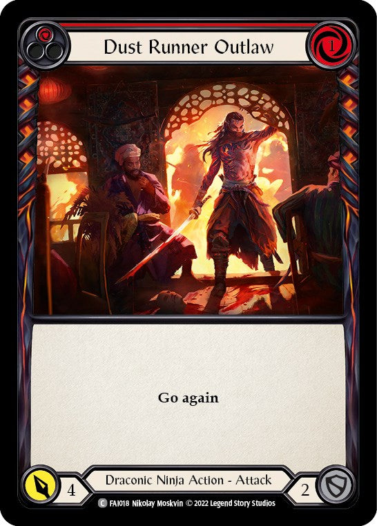 Dust Runner Outlaw (Red) [FAI018] (Uprising Fai Blitz Deck) | Devastation Store