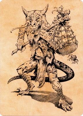 Taunting Kobold Art Card [Commander Legends: Battle for Baldur's Gate Art Series] | Devastation Store