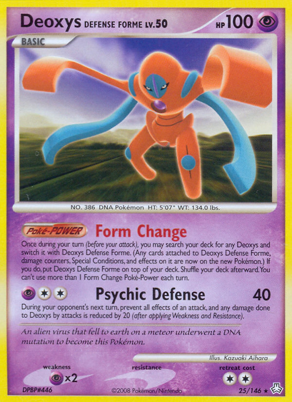 Deoxys Defense Forme (25/146) [Diamond & Pearl: Legends Awakened] | Devastation Store