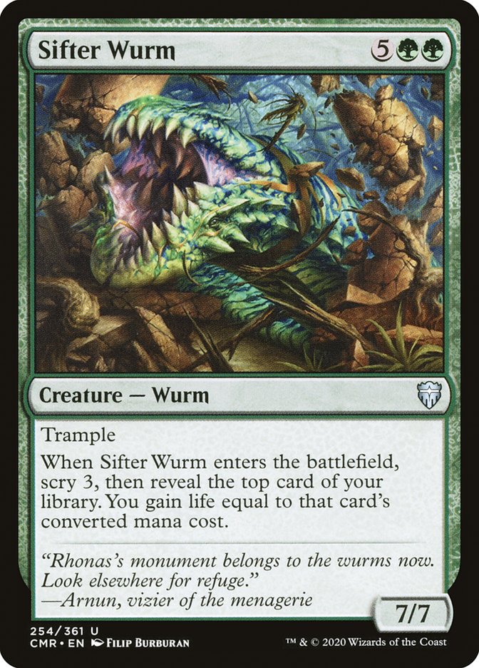 Sifter Wurm [Commander Legends] | Devastation Store