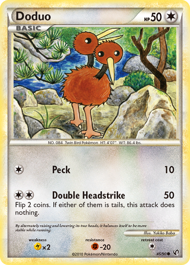 Doduo (45/90) [HeartGold & SoulSilver: Undaunted] | Devastation Store