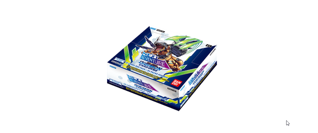 Next Adventure Booster Box Digimon Card Game | Devastation Store