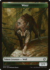 Wolf (014) // Treasure (015) Double-sided Token [Challenger Decks 2022 Tokens] | Devastation Store