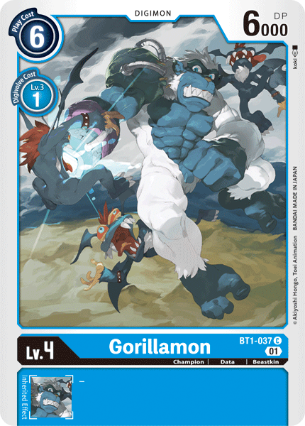 Gorillamon [BT1-037] (Alternative Art) [Starter Deck: Ulforce Veedramon] | Devastation Store