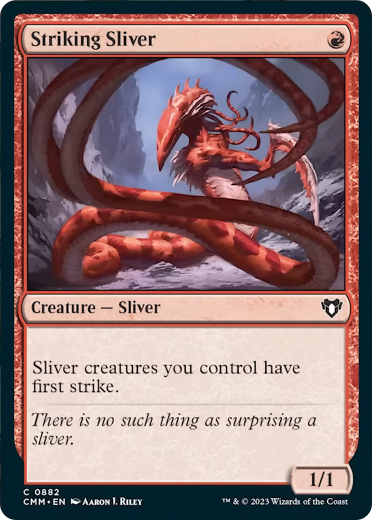 Striking Sliver [Commander Masters] | Devastation Store