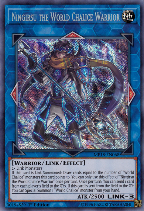 Ningirsu the World Chalice Warrior [MP18-EN068] Secret Rare | Devastation Store