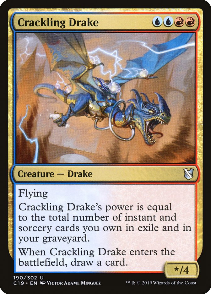 Crackling Drake [Commander 2019] | Devastation Store
