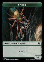 Treasure // Spider Double-Sided Token [Commander Masters Tokens] | Devastation Store