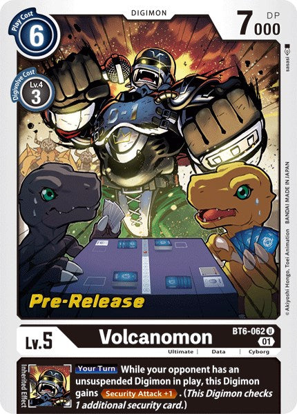 Volcanomon [BT6-062] [Double Diamond Pre-Release Cards] | Devastation Store