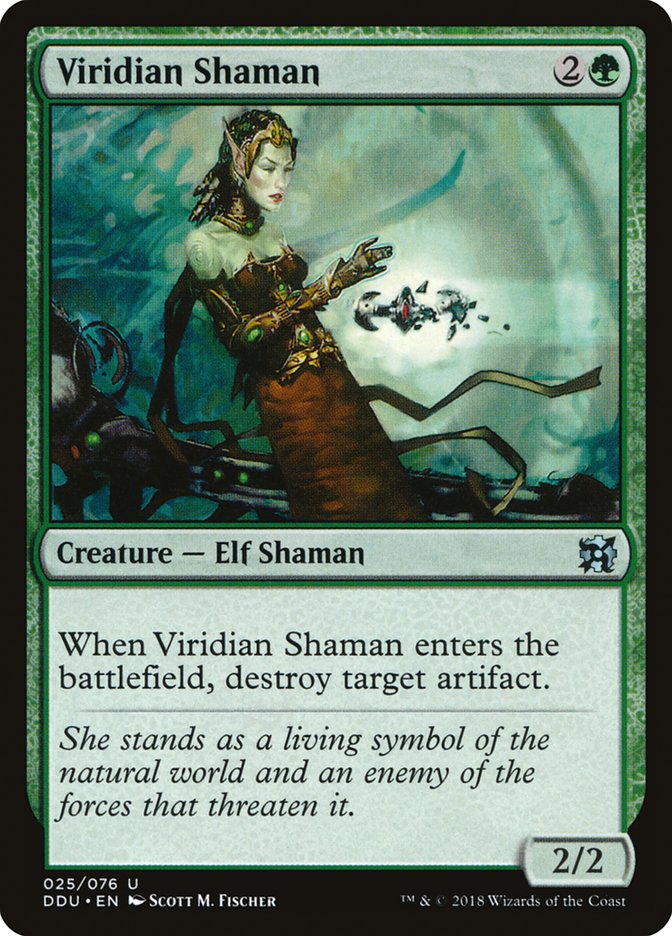 Viridian Shaman [Duel Decks: Elves vs. Inventors] | Devastation Store