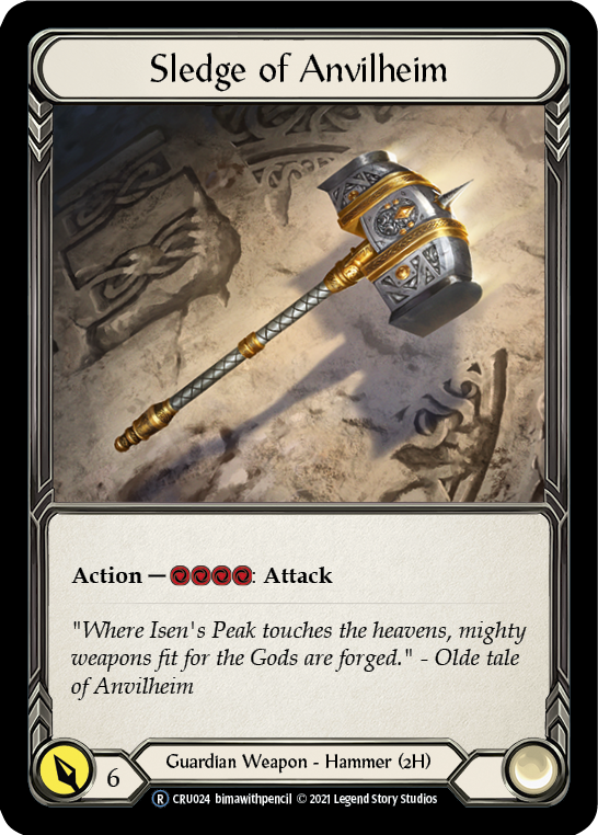 Sledge of Anvilheim (Rainbow Foil) [CRU024-RF] Unlimited Rainbow Foil | Devastation Store