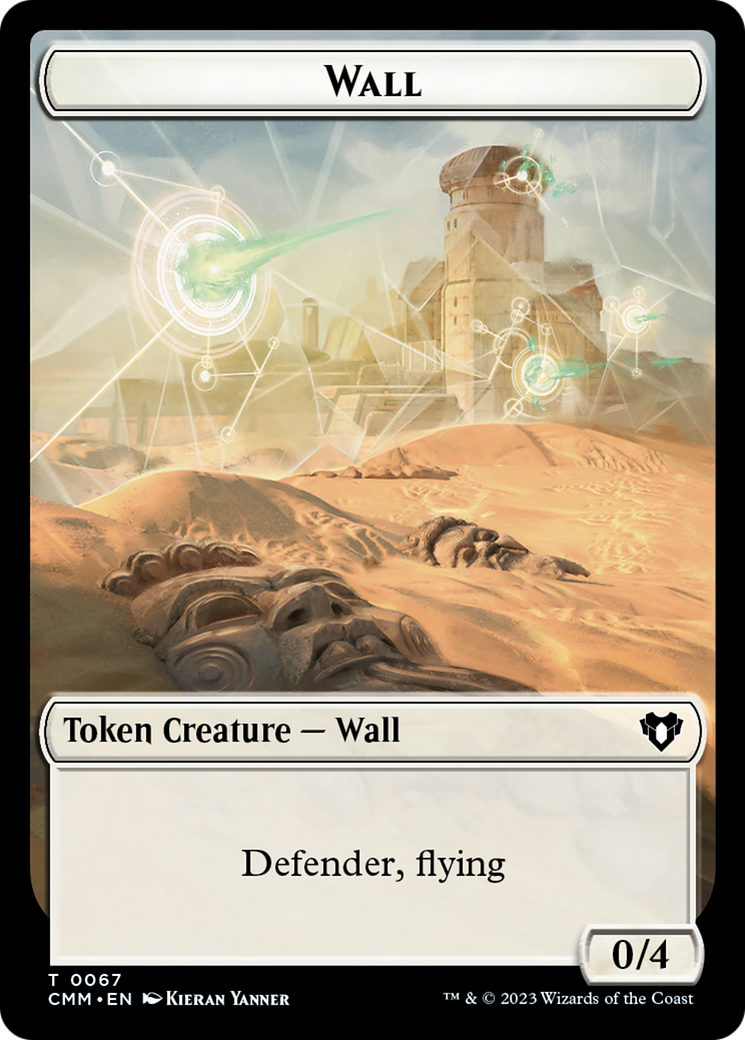 Wall // Kor Ally Double-Sided Token [Commander Masters Tokens] | Devastation Store